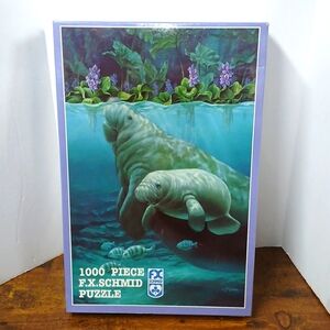 Manatee Haven 1000 Piece F.X. Schmid Puzzle 26.5" x 17.25" 90026 FRS-2